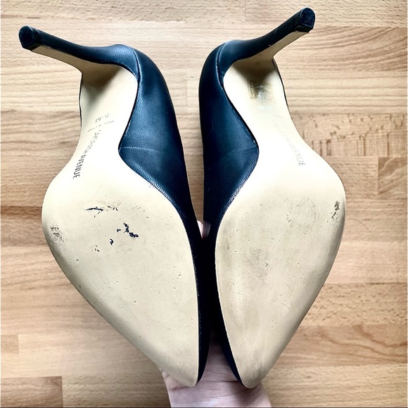 Saks 5th Avenue Black Stilettos 5 1/2 - Picture 8 of 8